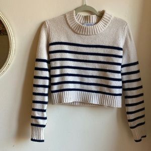 La Ligne NY cropped mariner wool cashmere blend sweater xs